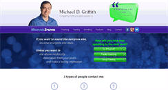 Desktop Screenshot of michaelspeaks.com