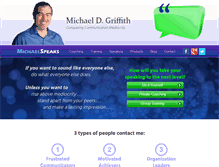 Tablet Screenshot of michaelspeaks.com